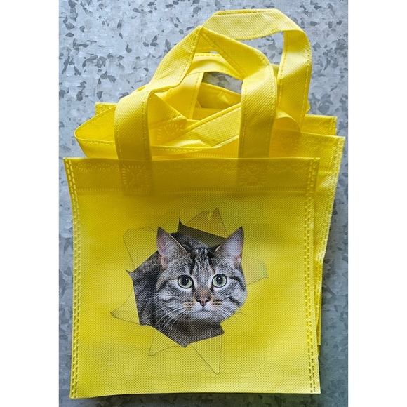 NWOT Cat Party Favor Bags (16) & Cat Cupcake Toppers (14) - Picture 6 of 15